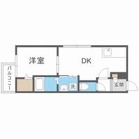 北海道札幌市中央区南六条西16(マンション)の賃貸物件の間取り
