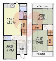 大阪府堺市中区八田北町(一戸建)の賃貸物件の間取り
