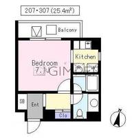 M.Flat(エム.フラット)の間取り