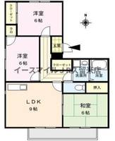 福岡県久留米市津福今町(アパート)の賃貸物件の間取り