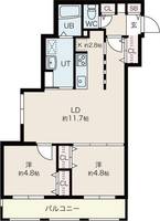 物件の間取り画像
