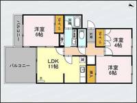 物件の間取り画像