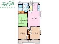 プラザコート宮の前の間取り