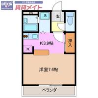 アルバローザA棟の間取り