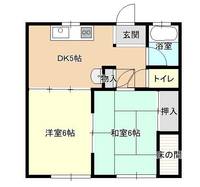 三浦ハイツの間取り
