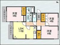 ニューハイツ幸の間取り