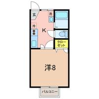 コーポ白馬の間取り