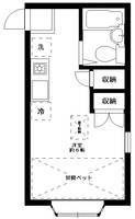 コーポサラスの間取り