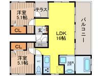 物件の間取り画像