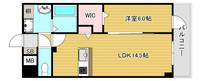 大阪府大阪市生野区勝山北1(マンション)の賃貸物件の間取り