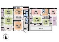 愛知県名古屋市西区稲生町1(一戸建)の賃貸物件の間取り