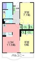 物件の間取り画像