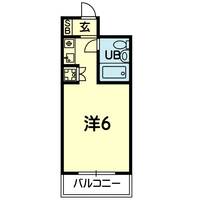 千代田レジデンス県庁東 402号の間取り