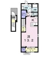 コンフォート上野丘南Aの間取り