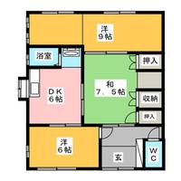 岐阜県大垣市林町7(一戸建)の賃貸物件の間取り