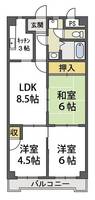 物件の間取り画像