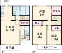 物件の間取り画像