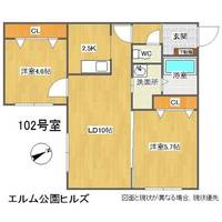 北海道札幌市白石区栄通2(マンション)の賃貸物件の間取り