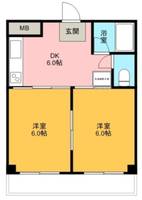 大阪府大阪市東成区玉津3(マンション)の賃貸物件の間取り