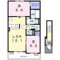 EIGHT多肥上Aの間取り