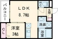 物件の間取り画像