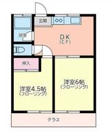 神奈川県座間市相模が丘2(アパート)の賃貸物件の間取り
