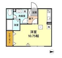 愛知県名古屋市北区上飯田南町5(アパート)の賃貸物件の間取り