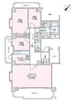 パークハウス多摩川北4番館の間取り