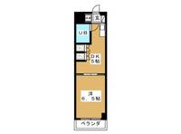 東京都大田区蒲田1(マンション)の賃貸物件の間取り