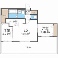 ラクラス大通東の間取り