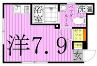 ルシオ北千住の間取り