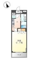 広島県福山市新涯町4(アパート)の賃貸物件の間取り