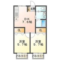 サーキット前ハイツの間取り