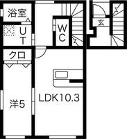 Crest尼沼C棟の間取り
