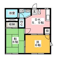 コーポラス東峰 A棟の間取り