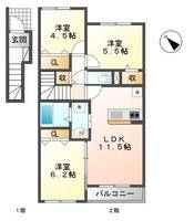 物件の間取り画像