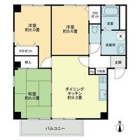 フォブールタウン成合Eの間取り