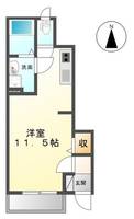 茨城県水戸市千波町(アパート)の賃貸物件の間取り
