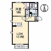 シャーメゾンセシリエール A棟の間取り