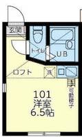 神奈川県横浜市神奈川区七島町(アパート)の賃貸物件の間取り
