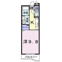 山口県宇部市野原1(マンション)の賃貸物件の間取り