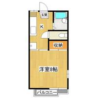 昴ハイツ Bの間取り