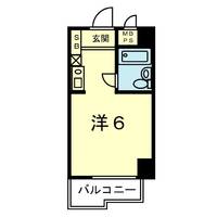 ロマネスク水前寺 603号の間取り