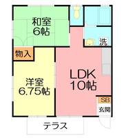 木村アパートの間取り