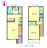 東京都小平市栄町2(一戸建)の賃貸物件の間取り