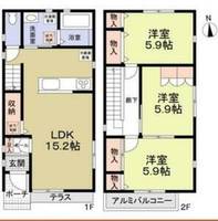 物件の間取り画像