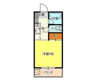 コスモクイーン津倉の間取り