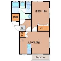アイビーBの間取り
