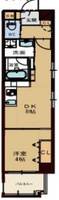 大阪府大阪市北区紅梅町(マンション)の賃貸物件の間取り