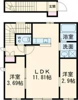 物件の間取り画像